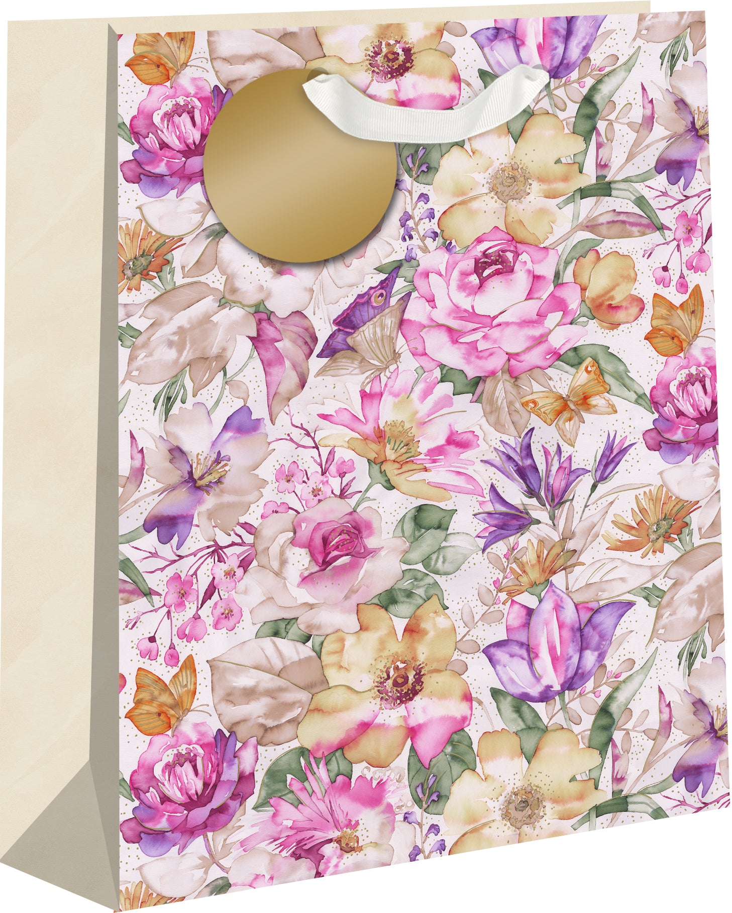 Large Gift Bags - Pink Florals